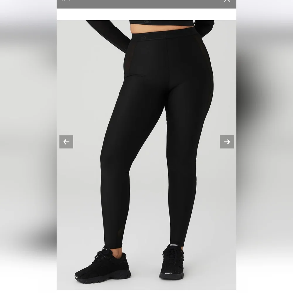 ALO Airlift High-Waist Ballet Dream Legging Size L NWT - Picture 3 of 10